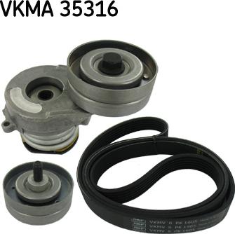 SKF VKMA 35316 - Поликлиновый ременный комплект mashina-shop.ru