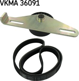 SKF VKMA 36091 - Поликлиновый ременный комплект mashina-shop.ru