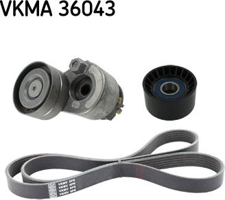 SKF VKMA 36043 - Поликлиновый ременный комплект mashina-shop.ru