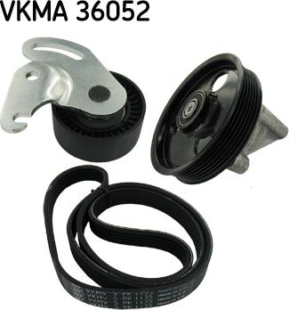 SKF VKMA 36052 - Поликлиновый ременный комплект mashina-shop.ru