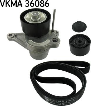 SKF VKMA 36086 - Поликлиновый ременный комплект mashina-shop.ru