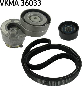 SKF VKMA 36033 - Поликлиновый ременный комплект mashina-shop.ru