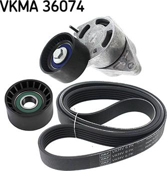 SKF VKMA 36074 - Поликлиновый ременный комплект mashina-shop.ru