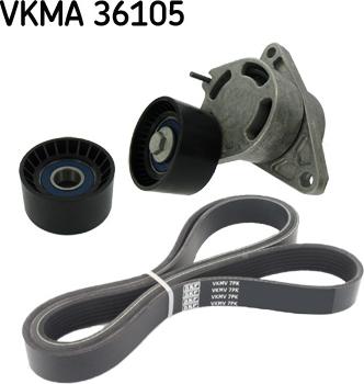 SKF VKMA 36105 - Поликлиновый ременный комплект mashina-shop.ru