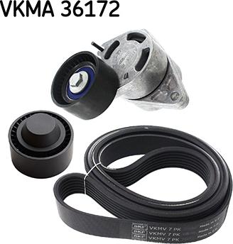 SKF VKMA 36172 - Поликлиновый ременный комплект mashina-shop.ru