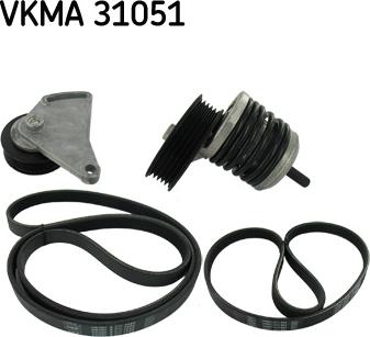 SKF VKMA 31051 - Поликлиновый ременный комплект mashina-shop.ru