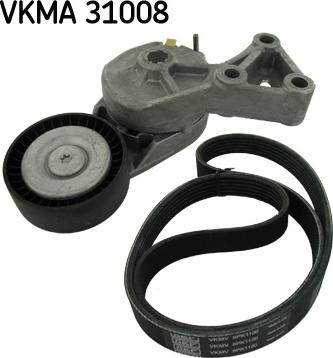 SKF VKMA 31008 - Поликлиновый ременный комплект mashina-shop.ru