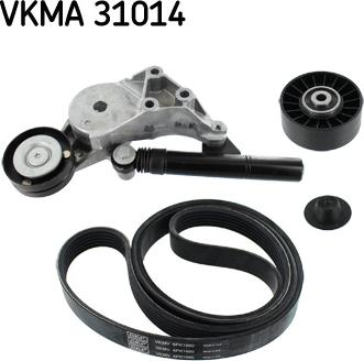 SKF VKMA 31014 - Поликлиновый ременный комплект mashina-shop.ru