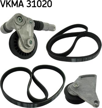 SKF VKMA 31020 - Поликлиновый ременный комплект mashina-shop.ru