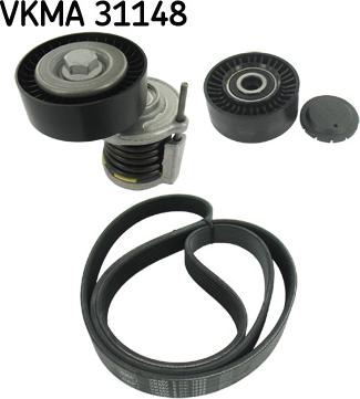 SKF VKMA 31148 - Поликлиновый ременный комплект mashina-shop.ru