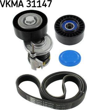 SKF VKMA 31147 - Поликлиновый ременный комплект mashina-shop.ru