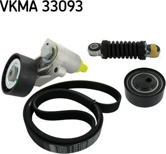 SKF VKMA 33093 - Поликлиновый ременный комплект mashina-shop.ru