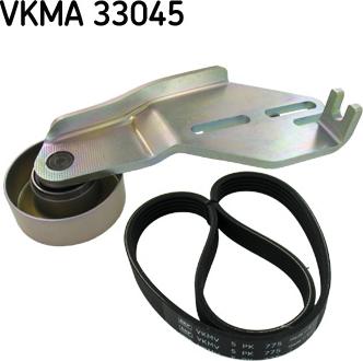 SKF VKMA 33045 - Поликлиновый ременный комплект mashina-shop.ru