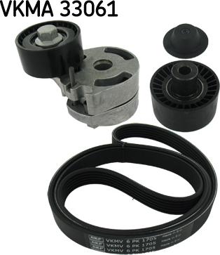 SKF VKMA 33061 - Поликлиновый ременный комплект mashina-shop.ru