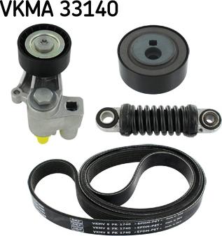 SKF VKMA 33140 - Поликлиновый ременный комплект mashina-shop.ru