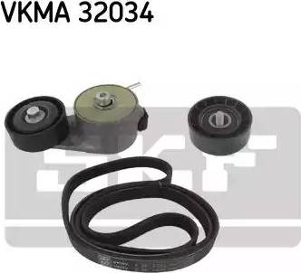 SKF VKMA 32034 - Поликлиновый ременный комплект mashina-shop.ru