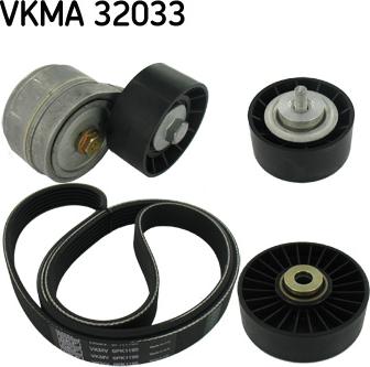 SKF VKMA 32033 - Поликлиновый ременный комплект mashina-shop.ru