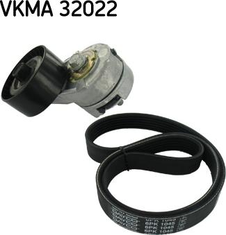 SKF VKMA 32022 - Поликлиновый ременный комплект mashina-shop.ru