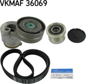 SKF VKMAF 36069 - Поликлиновый ременный комплект mashina-shop.ru