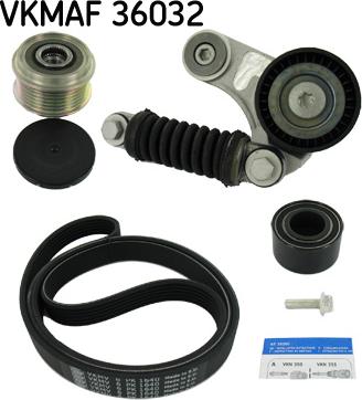 SKF VKMAF 36032 - Поликлиновый ременный комплект mashina-shop.ru