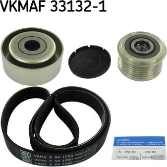 SKF VKMAF 33132-1 - Поликлиновый ременный комплект mashina-shop.ru