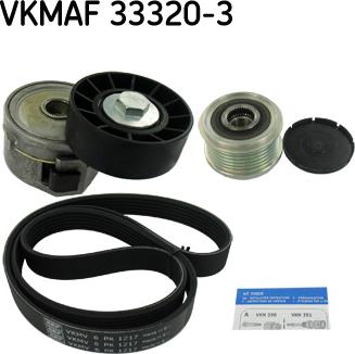 SKF VKMAF 33320-3 - Поликлиновый ременный комплект mashina-shop.ru