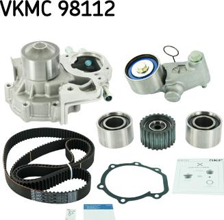 SKF VKMC 98112 - Водяной насос + комплект зубчатого ремня ГРМ mashina-shop.ru