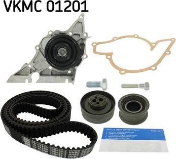 SKF VKMC 01201 - Водяной насос + комплект зубчатого ремня ГРМ mashina-shop.ru