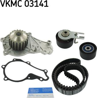 SKF VKMC 03141 - Водяной насос + комплект зубчатого ремня ГРМ mashina-shop.ru