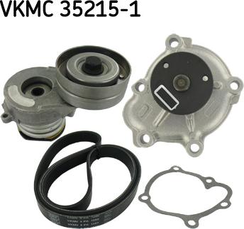 SKF VKMC 35215-1 - Водяной насос + комплект ручейковых ремней mashina-shop.ru