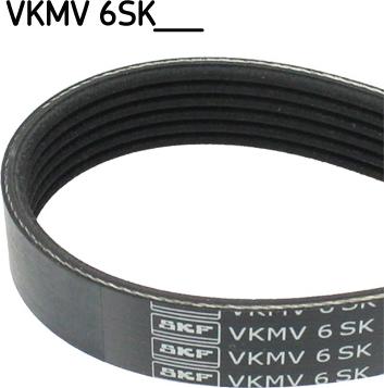 SKF VKMV 6SK842 - Поликлиновой ремень mashina-shop.ru