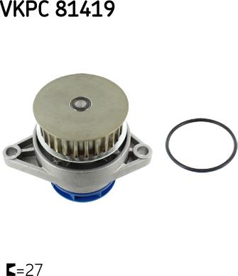 SKF VKPC 81419 - Водяной насос mashina-shop.ru