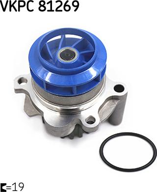 SKF VKPC 81269 - Водяной насос mashina-shop.ru