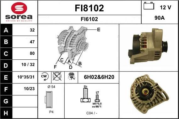 SNRA FI8102 - Генератор mashina-shop.ru