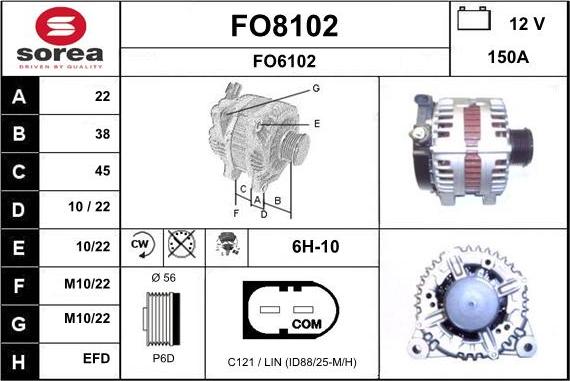 SNRA FO8102 - Генератор mashina-shop.ru