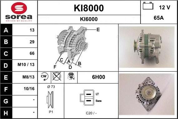 SNRA KI8000 - Генератор mashina-shop.ru