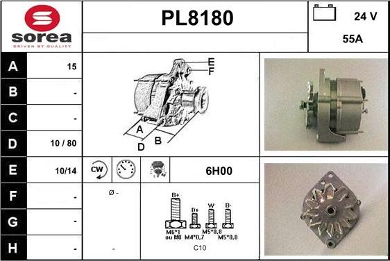 SNRA PL8180 - Генератор mashina-shop.ru