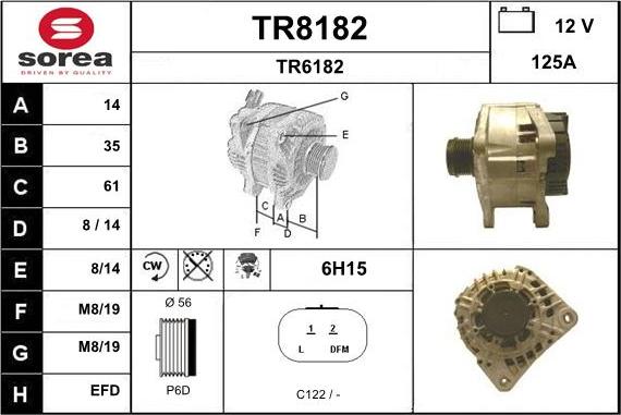 SNRA TR8182 - Генератор mashina-shop.ru