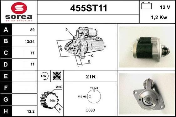 STARTCAR 455ST11 - Стартер mashina-shop.ru