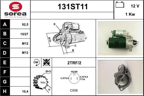 STARTCAR 131ST11 - Стартер mashina-shop.ru