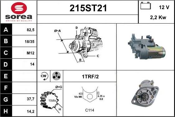 STARTCAR 215ST21 - Стартер mashina-shop.ru