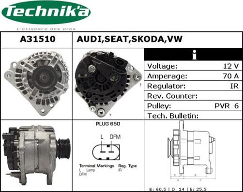 Technika A31510 - Генератор mashina-shop.ru