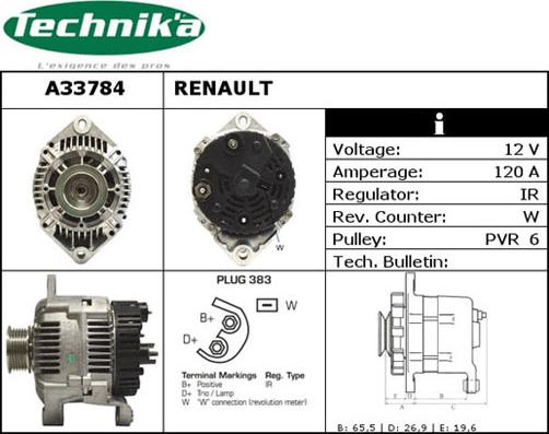 Technika A33784 - Генератор mashina-shop.ru