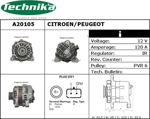 Technika A20105 - Генератор mashina-shop.ru