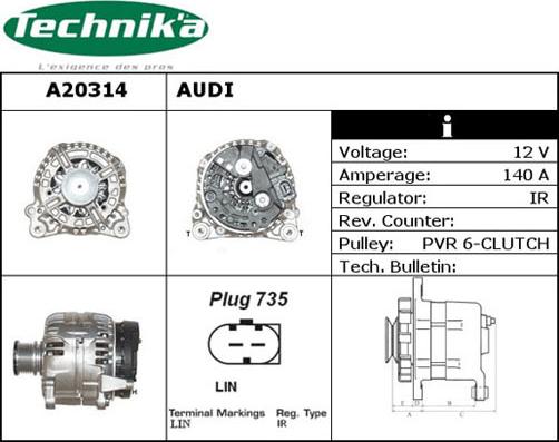 Technika A20314 - Генератор mashina-shop.ru