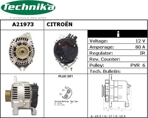 Technika A21973 - Генератор mashina-shop.ru