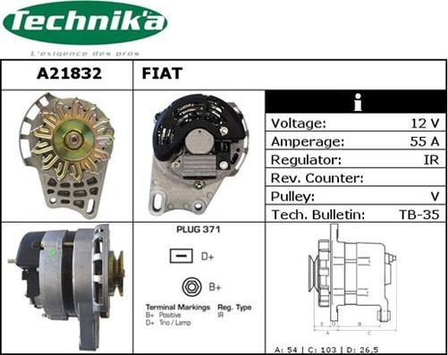 Technika A21832 - Генератор mashina-shop.ru