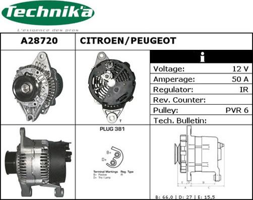 Technika A28720 - Генератор mashina-shop.ru