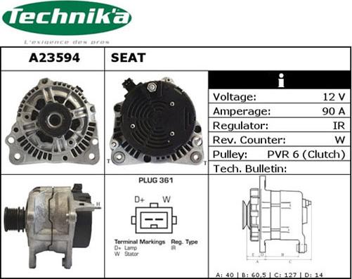 Technika A23594 - Генератор mashina-shop.ru