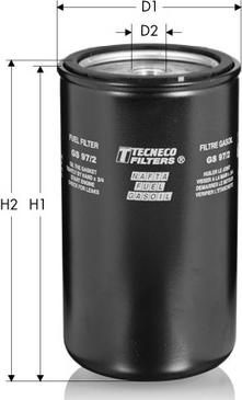 Tecneco Filters GS97/2 - Топливный фильтр mashina-shop.ru